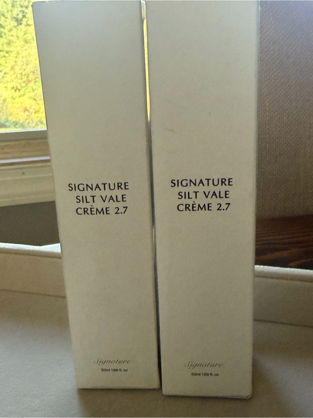 Lot of 2 Demar3 Signature Silt Vale Crème 2.7 Moisturizer New